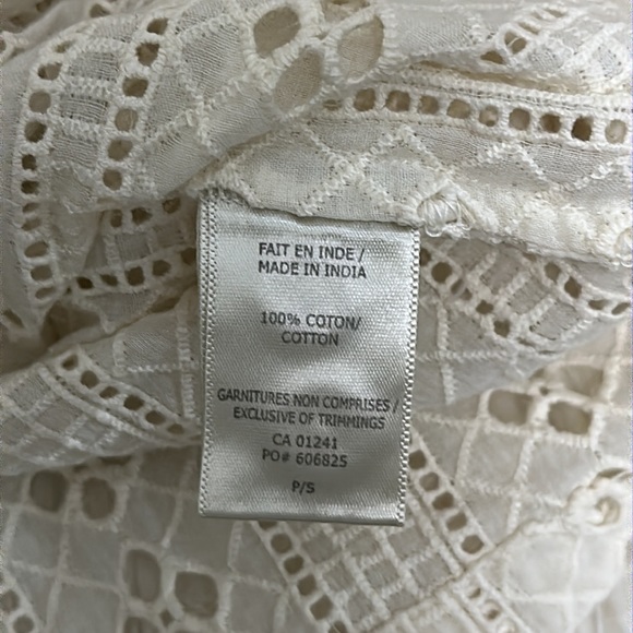 TWIK WOMEN’S EYELET BLOUSE - Picture 7 of 7